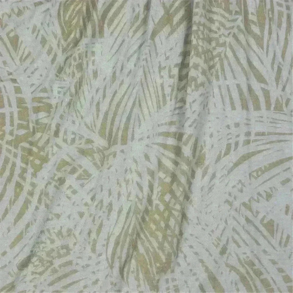 APT. 9 Women's Babydoll Tank Top Beige/Ivory Print Size M Sleeveless Casual - Picture 6 of 9